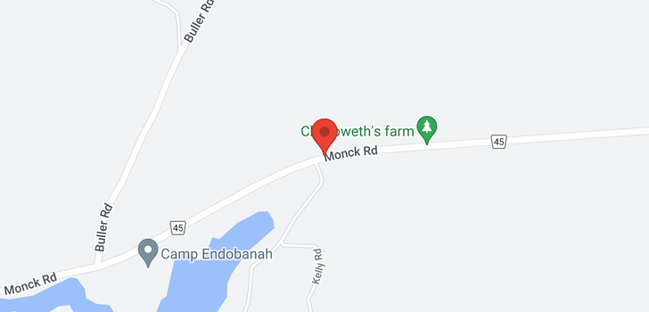 map of 3747 MONCK ROAD